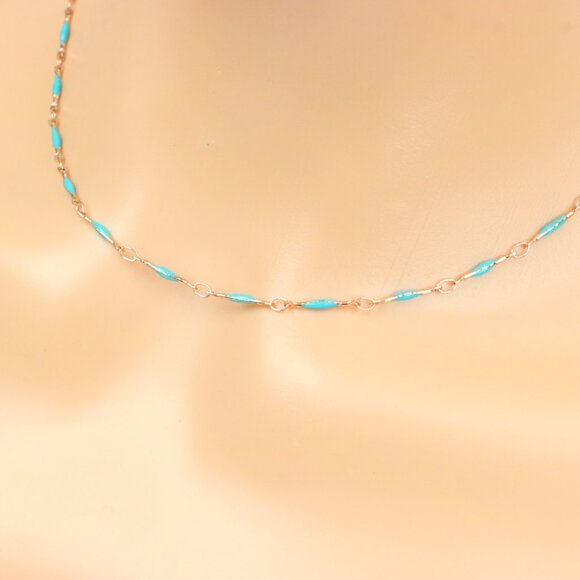 Minimalist Necklace Chain, Elegant Jewelry for Women & Girls | MLCRC1879 - Picture 9 of 10